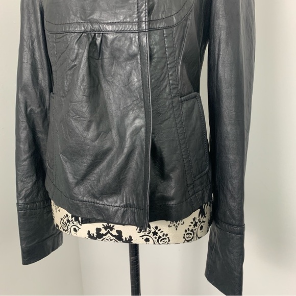 ONLY Limitless Garnet Leather Jacket - Picture 4 of 16